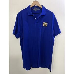 Polo Ralph Lauren Polo Shirt XL Preppy Equestrian Polo Match Crest Normcore Golf
